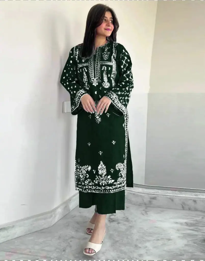 Winter Dhanak Embroidery 2pc  