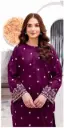 Winter Collection Embroidery Dhanak 2pc   