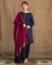 Winter Collection Embroidery Dhanak 3pc  