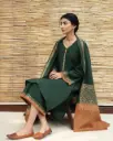 Winter Collection Embroidery Dhanak 3pc    